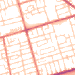 Daytime road noise heatmap for FY4 3PA