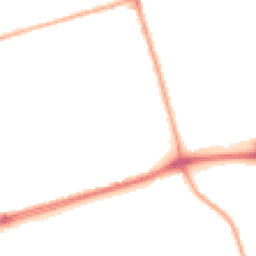 Night-time road noise heatmap for FY4 3RA