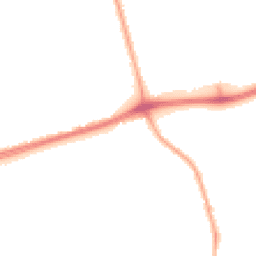 Night-time road noise heatmap for FY4 3RH