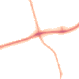 Night-time road noise heatmap for FY4 3RW