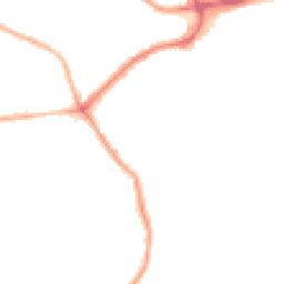 Night-time road noise heatmap for FY4 4BE