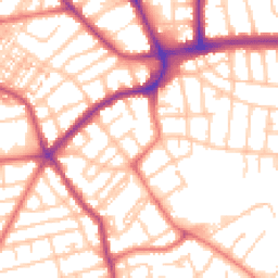 Daytime road noise heatmap for FY4 4EA