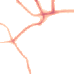 Night-time road noise heatmap for FY4 4EA