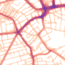 Daytime road noise heatmap for FY4 4EE