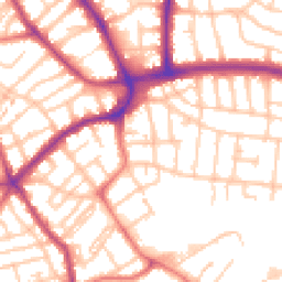 Daytime road noise heatmap for FY4 4EX