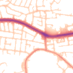 Daytime road noise heatmap for FY4 4HX