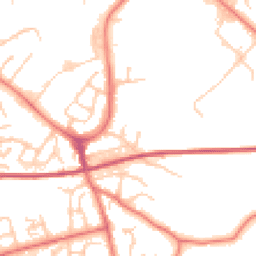 Daytime road noise heatmap for FY4 4PN
