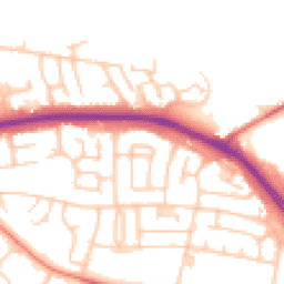Daytime road noise heatmap for FY4 4RN