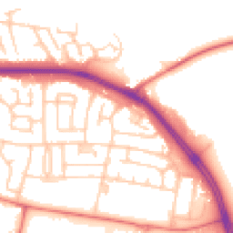 Daytime road noise heatmap for FY4 4SG