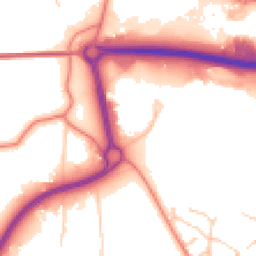 Daytime road noise heatmap for FY4 5DR