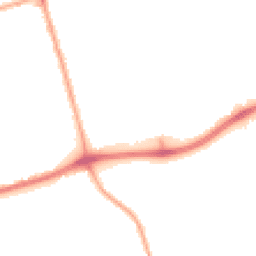 Night-time road noise heatmap for FY4 5GX