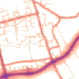 Daytime road noise heatmap for FY4 5HF