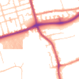 Daytime road noise heatmap for FY4 5LS