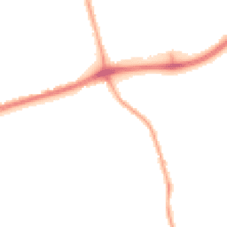Night-time road noise heatmap for FY4 5LS