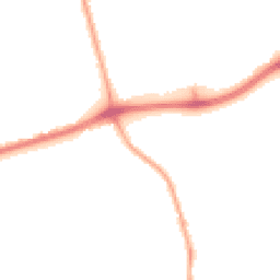 Night-time road noise heatmap for FY4 5NA