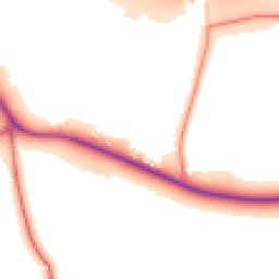 Daytime road noise heatmap for FY4 5RJ