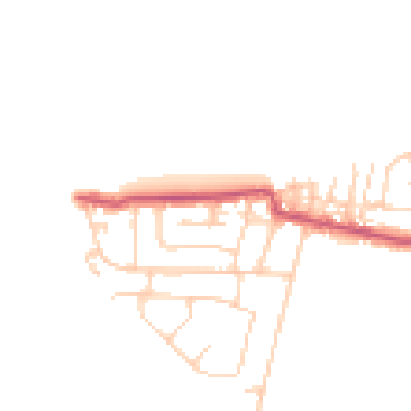 Daytime road noise heatmap for FY6 0AD