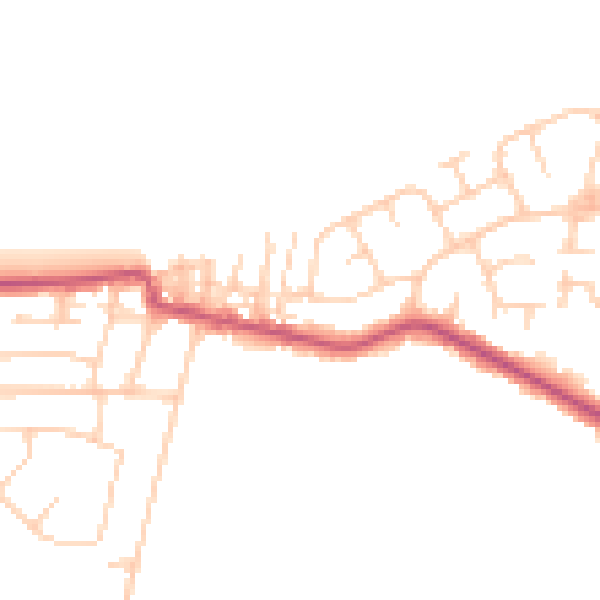 Daytime road noise heatmap for FY6 0AF