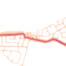 Daytime road noise heatmap for FY6 0AL