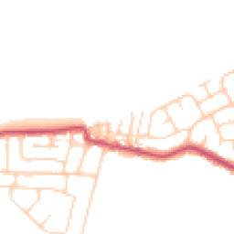 Daytime road noise heatmap for FY6 0AN