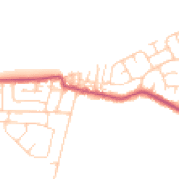 Daytime road noise heatmap for FY6 0AU