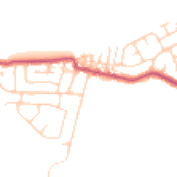 Daytime road noise heatmap for FY6 0AX