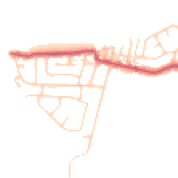Daytime road noise heatmap for FY6 0BY