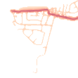 Daytime road noise heatmap for FY6 0DG