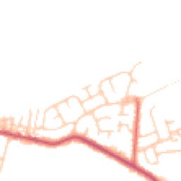 Daytime road noise heatmap for FY6 0DJ