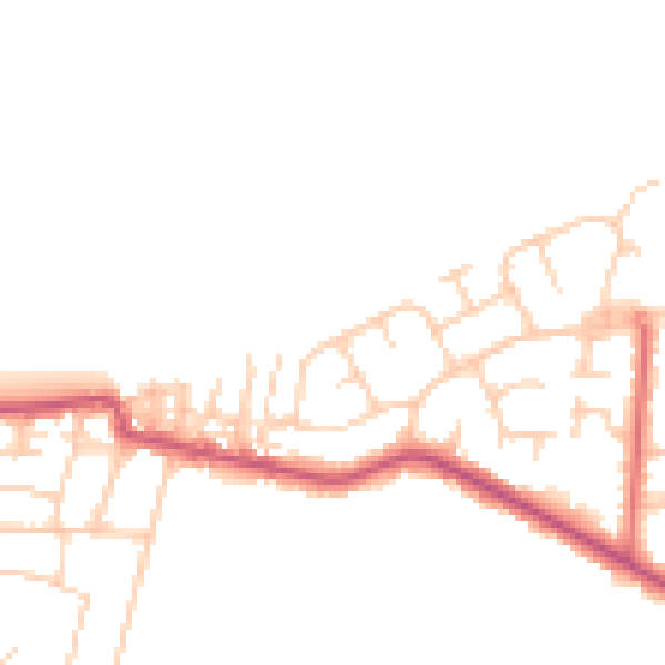 Daytime road noise heatmap for FY6 0DR