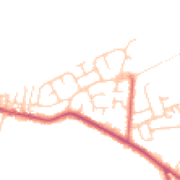 Daytime road noise heatmap for FY6 0DW