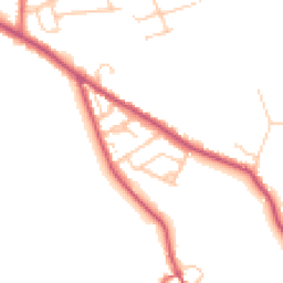 Daytime road noise heatmap for FY6 0EB