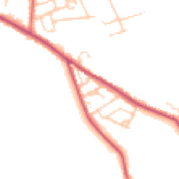 Daytime road noise heatmap for FY6 0EL