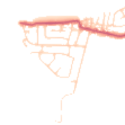 Daytime road noise heatmap for FY6 0ET