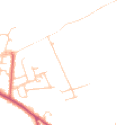Daytime road noise heatmap for FY6 0HE