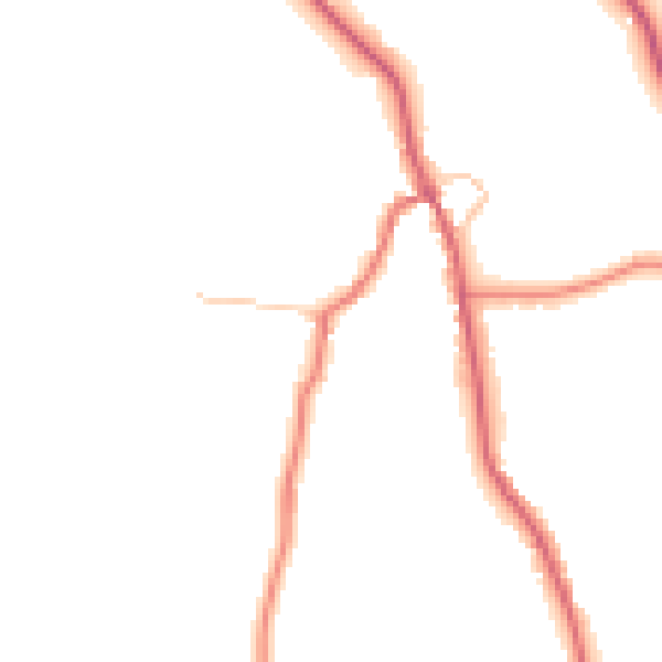 Daytime road noise heatmap for FY6 0HT