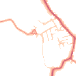 Daytime road noise heatmap for FY6 0LJ
