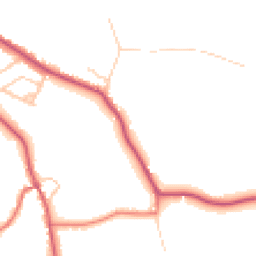 Daytime road noise heatmap for FY6 0NU