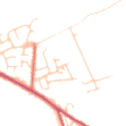 Daytime road noise heatmap for FY6 0PX