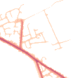 Daytime road noise heatmap for FY6 0QJ