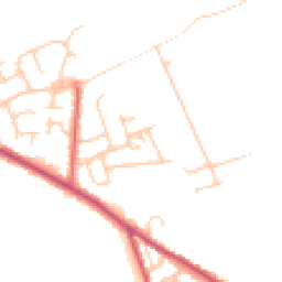 Daytime road noise heatmap for FY6 0QL