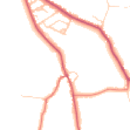 Daytime road noise heatmap for FY6 0QN