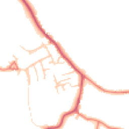 Daytime road noise heatmap for FY6 0QT