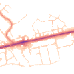 Daytime road noise heatmap for FY6 7YL