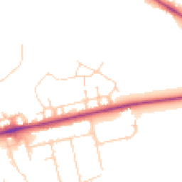 Daytime road noise heatmap for FY6 7YN