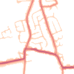 Daytime road noise heatmap for FY6 8BZ