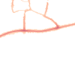 Night-time road noise heatmap for FY6 8DZ