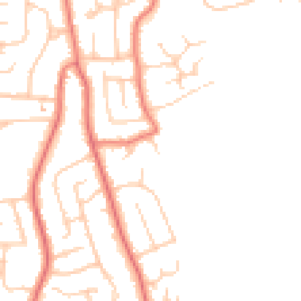 Daytime road noise heatmap for FY6 8EP