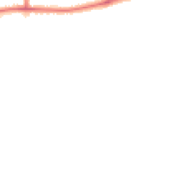 Night-time road noise heatmap for FY6 8FW