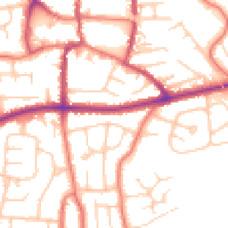 Daytime road noise heatmap for FY6 8HJ